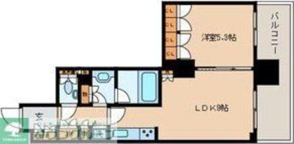 クオリア南麻布の物件間取画像